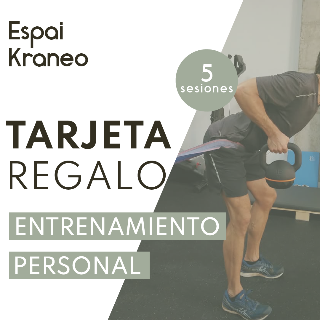 Tarjeta regalo Entrenamiento personal espai kraneo