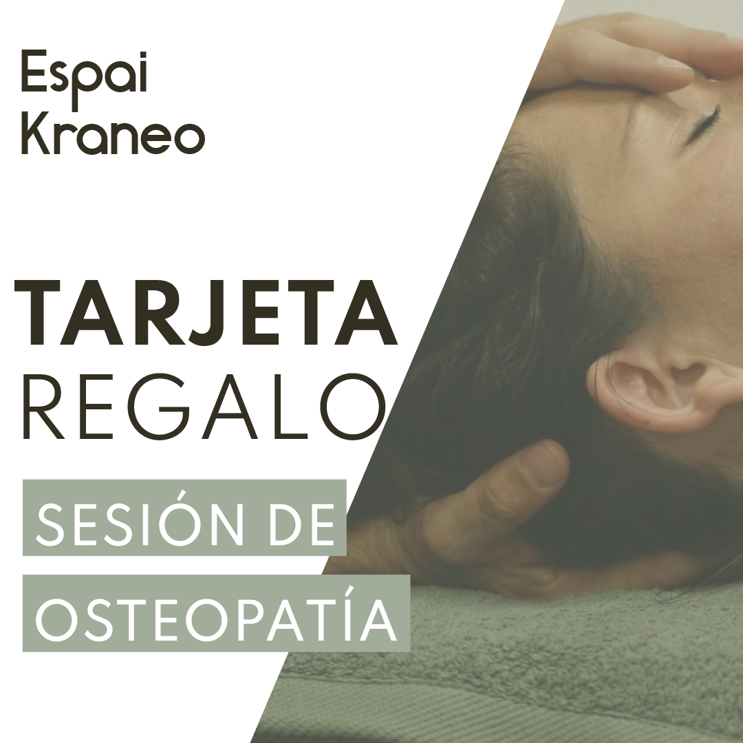 Tarjeta Regalo sesión osteopatía espai kraneo